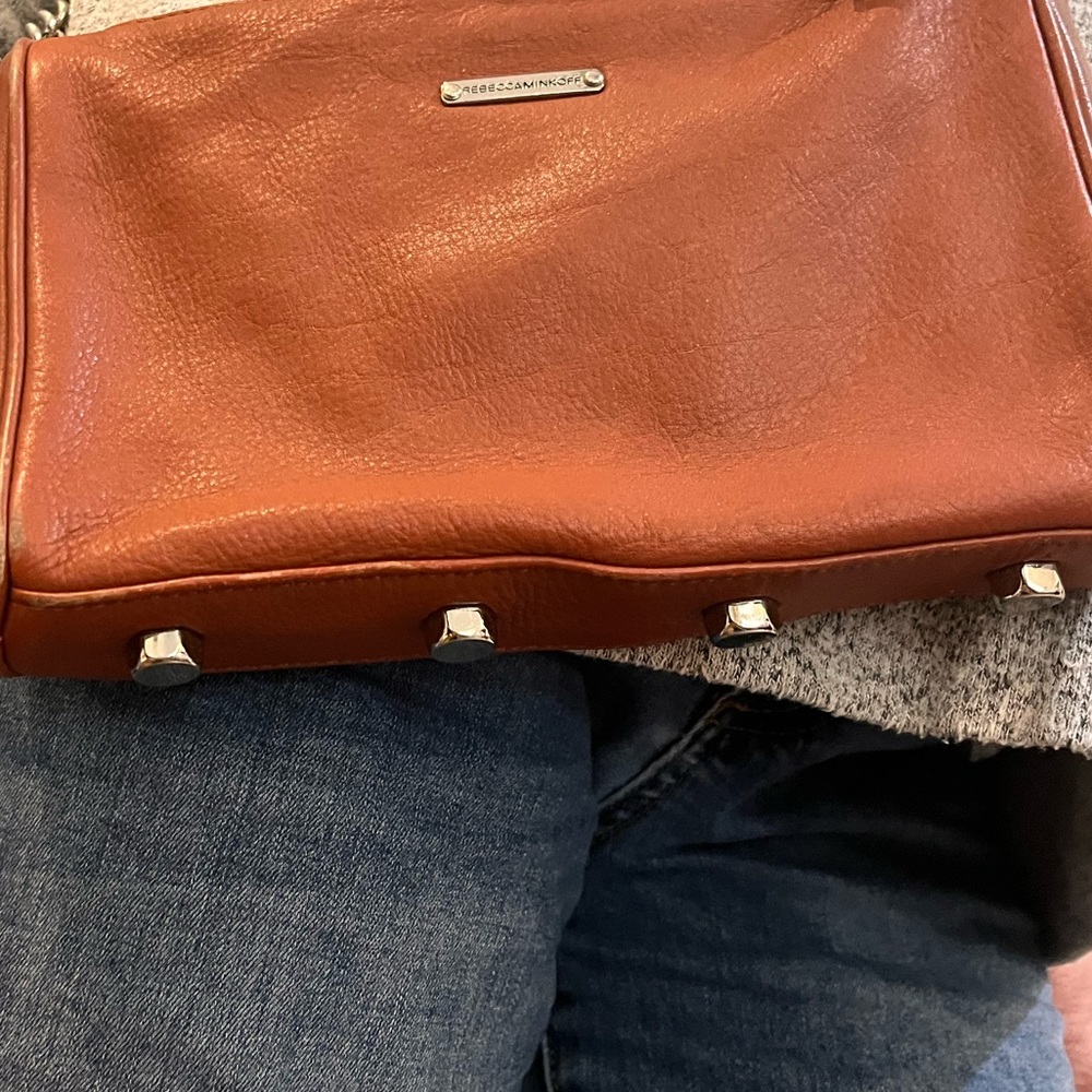 Rebecca Minkoff Leather and metal crossbody bag, good Condition - Picture 8 of 16